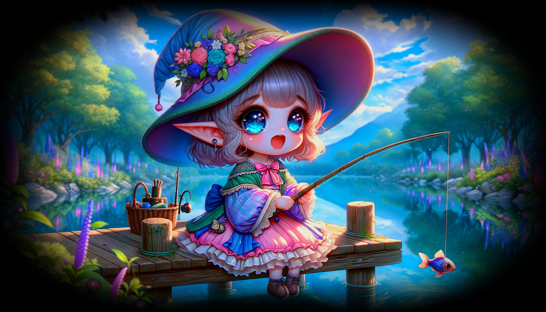 Wonderland Fishing Sim Logo