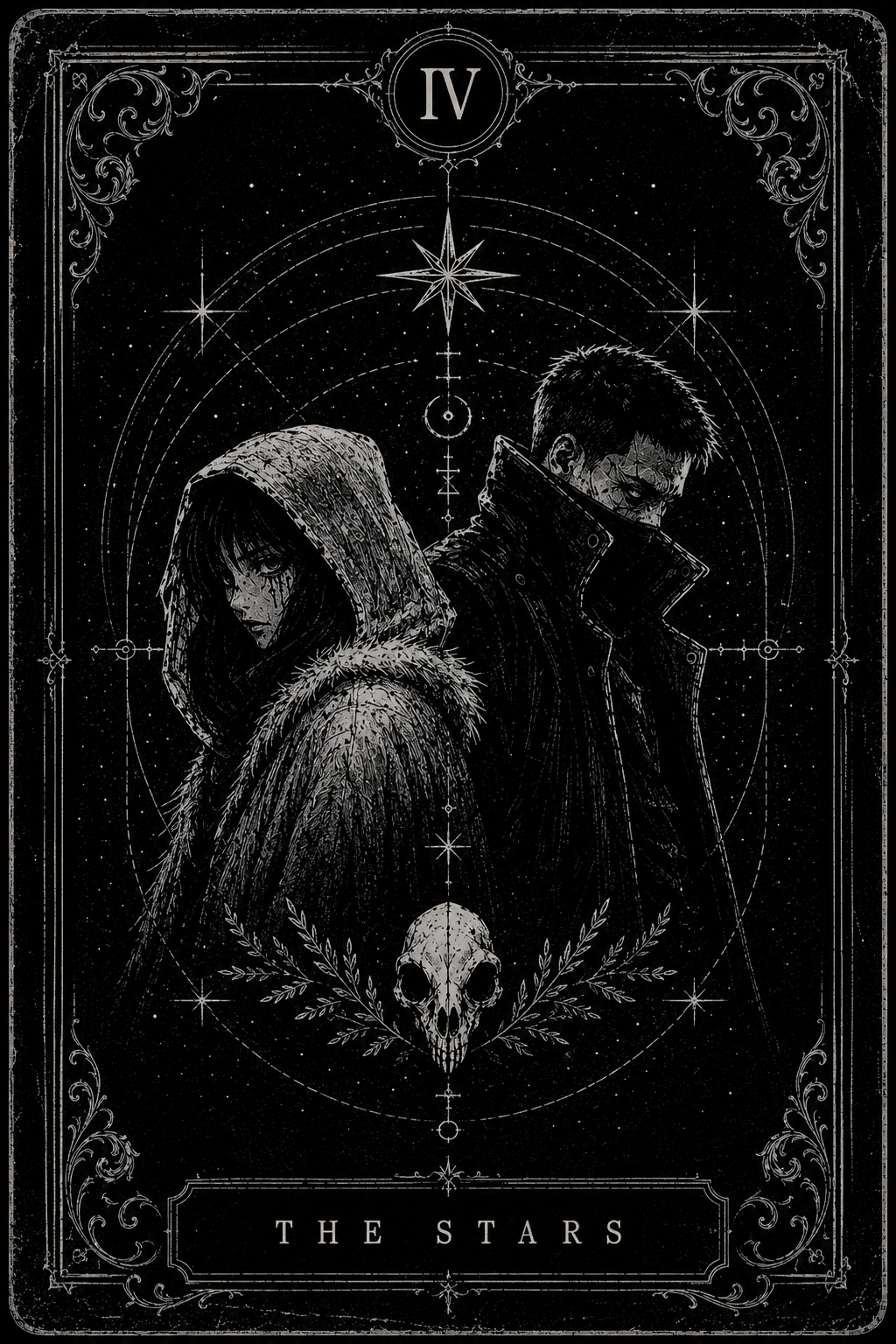 Shadow State tarot card IV — The Stars